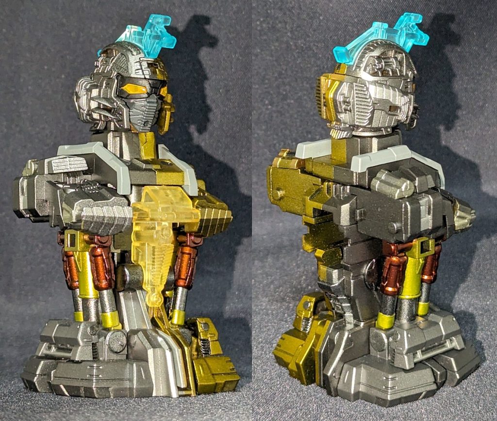 １つ目と同じようにディアクティブもフレーム３色塗装金色３色でもキツかったところに合計６色、１つ目完成後製作の塗装時間倍増で苦行を増やしたドＭ塗装。オススメしませんｗ