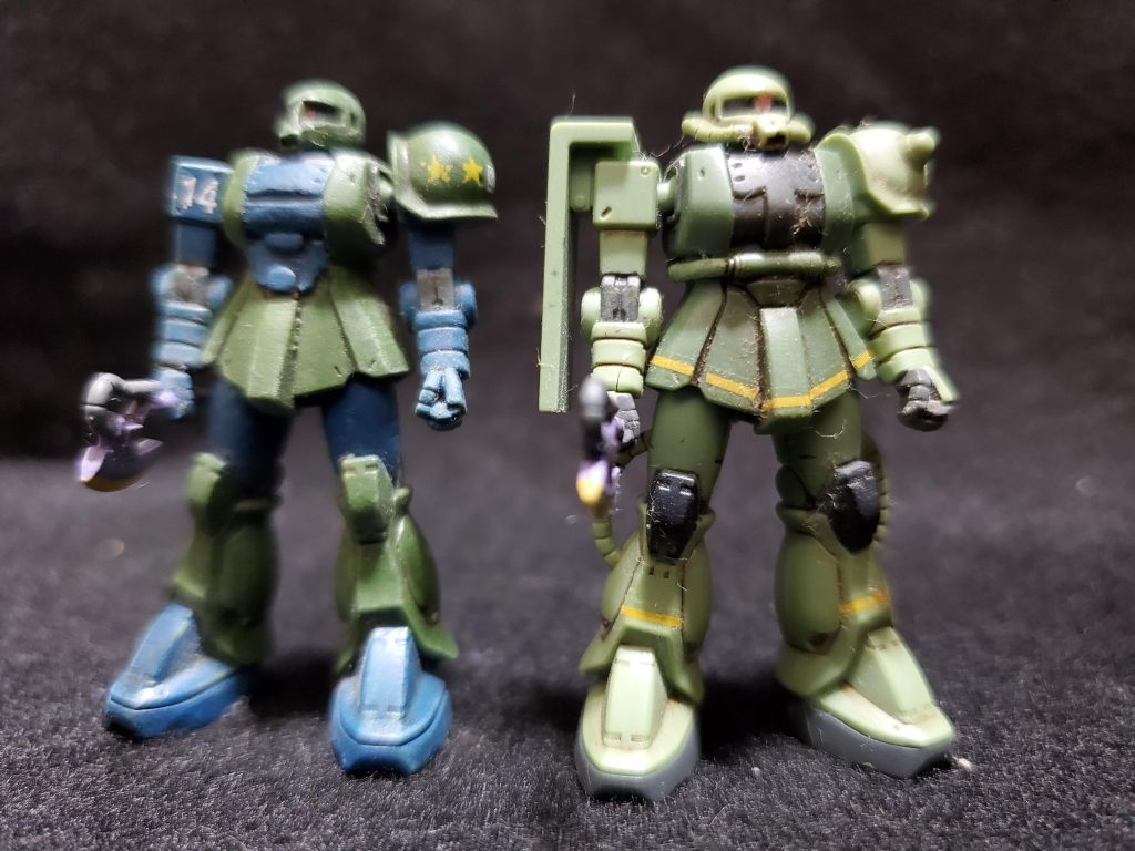 ザクから旧ザクへは定番改造ですよね