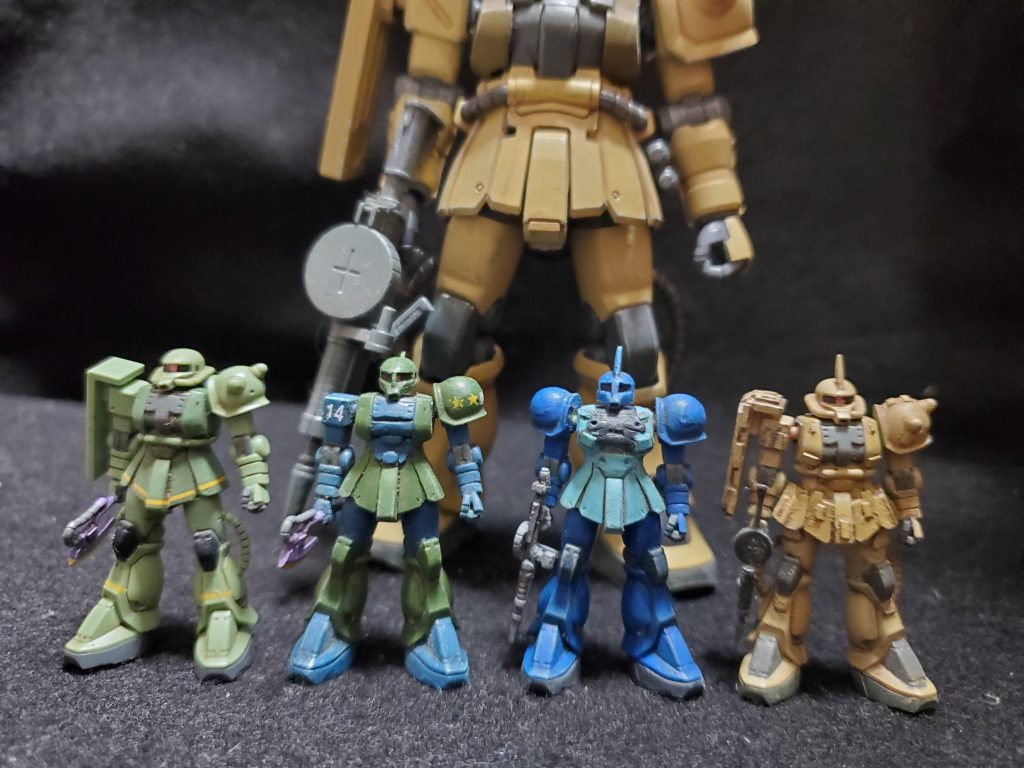 同じく旧ザクからラル専用機への改造も定番？