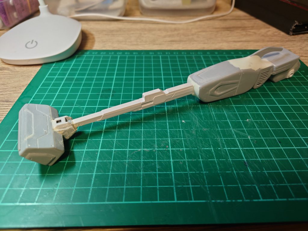 何とは言わないが理想に近づける為にディテール改修。先端ノズルと排気ダクトも追加。