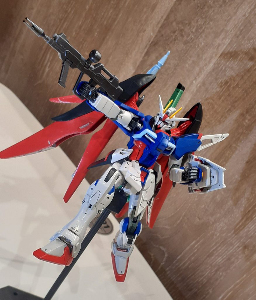 また腕が折れないか…ビビりながら…SEED撃ち風…🎵フリーダ~ム…