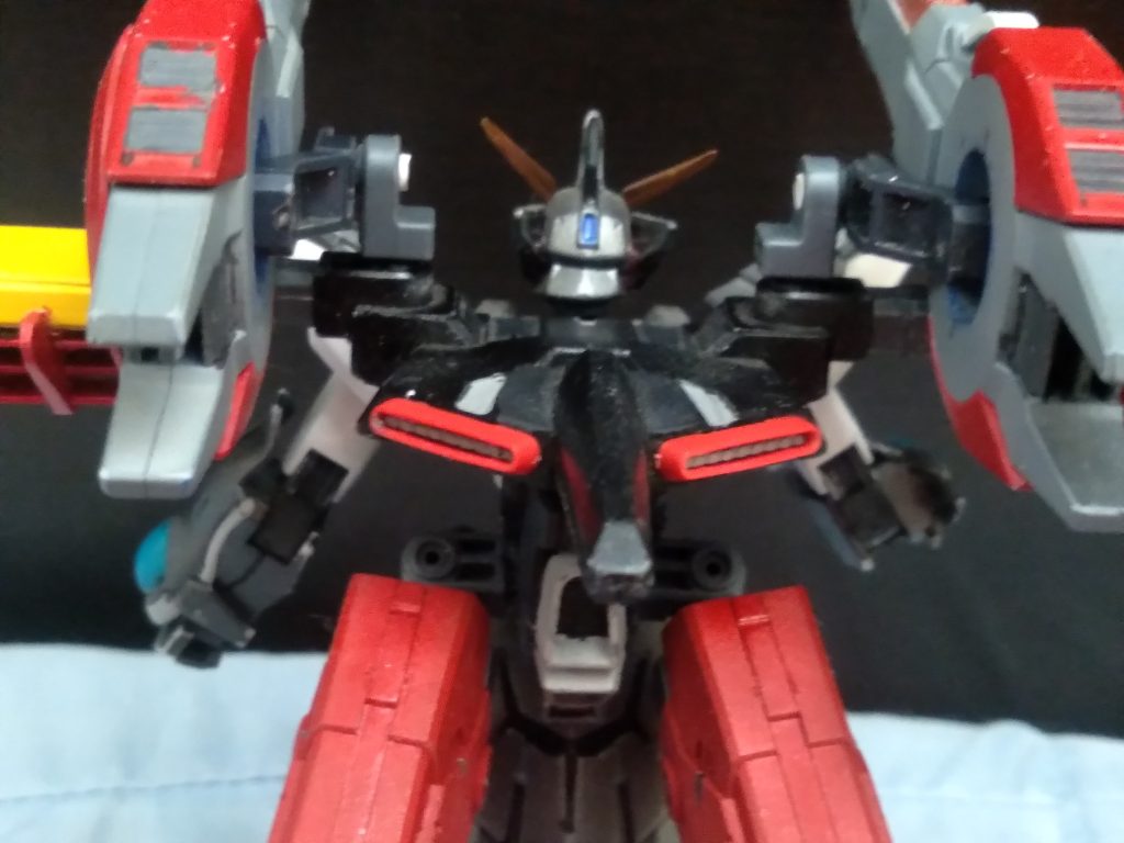 A better view of the main part of the backpack