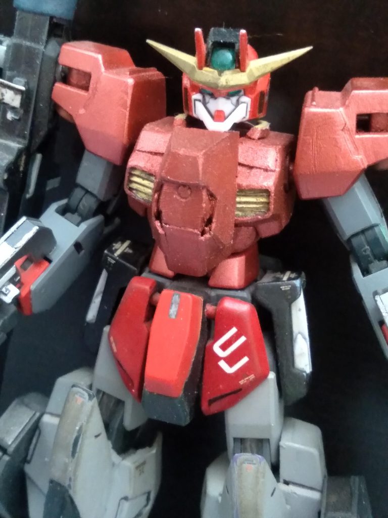 I tried to build the chest section from scratch. I didn't do a very good job at it, lol.