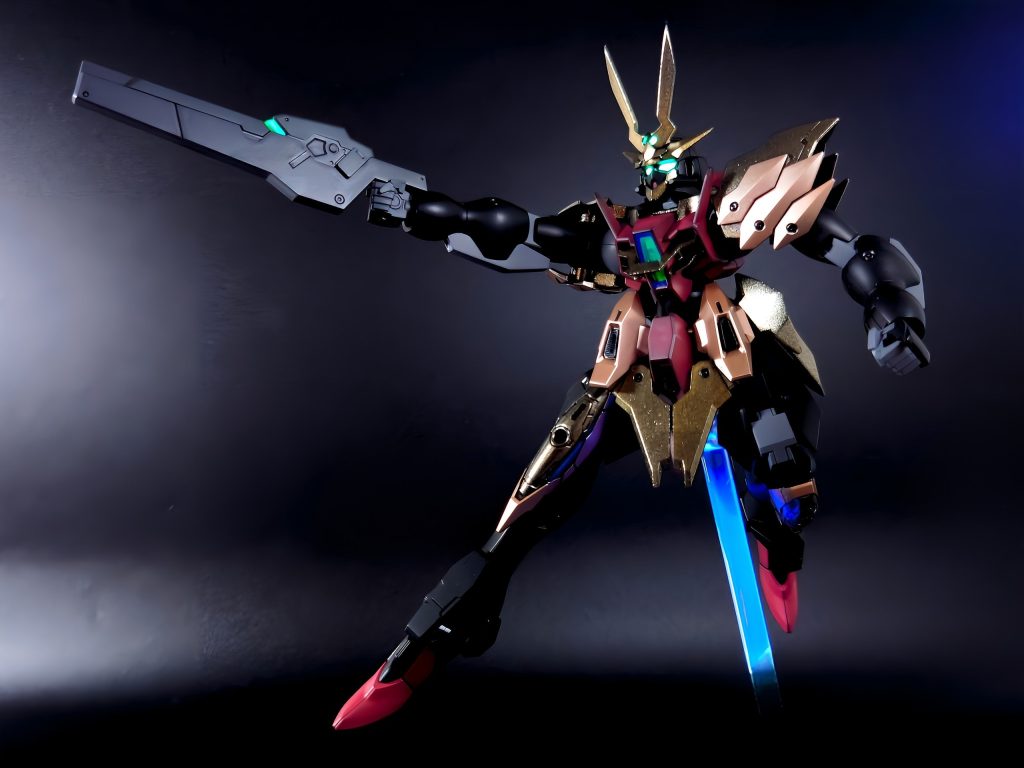 ライフルを構える姿もシンプルそのもの😅