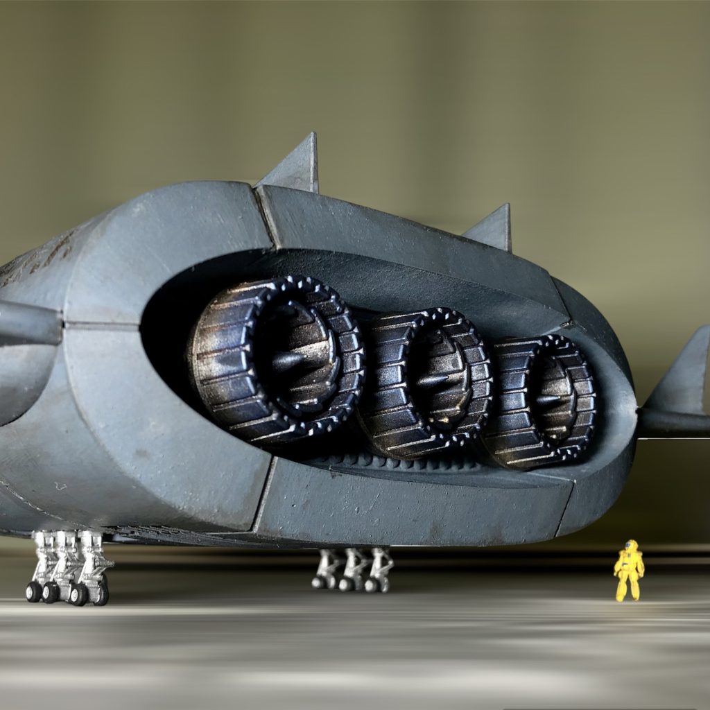 ホントに写真が無い💦ランディングギアとロケットエンジンが良く見えるやつでも載せておこう。