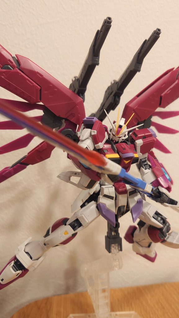 パチ組み時。キットの出来が良すぎるので、塗装しなくても十分かっこいい！