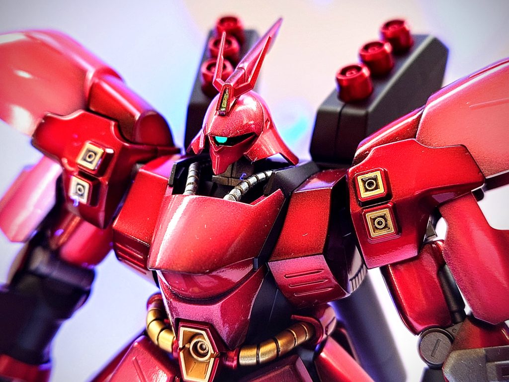 HGUCサザビー　キャンディグラデーション塗装–3枚目/制作者：れおプラ