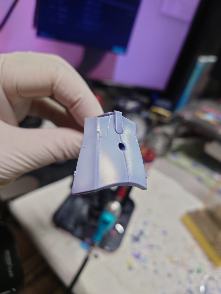 ジャンクパーツで試し塗装。