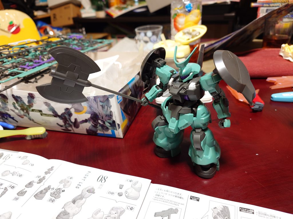 『HGディランザ』の水星キット縛りです。