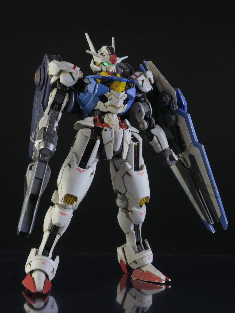 ウェザリングが終わったら、付属のシールとクリアパーツをつけて出来上がり。 以上です。お読みいただきありがとうございました。