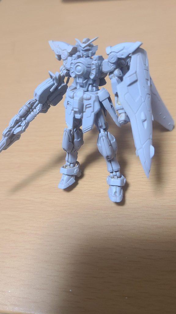 水性サーフェイサー1000処理後。