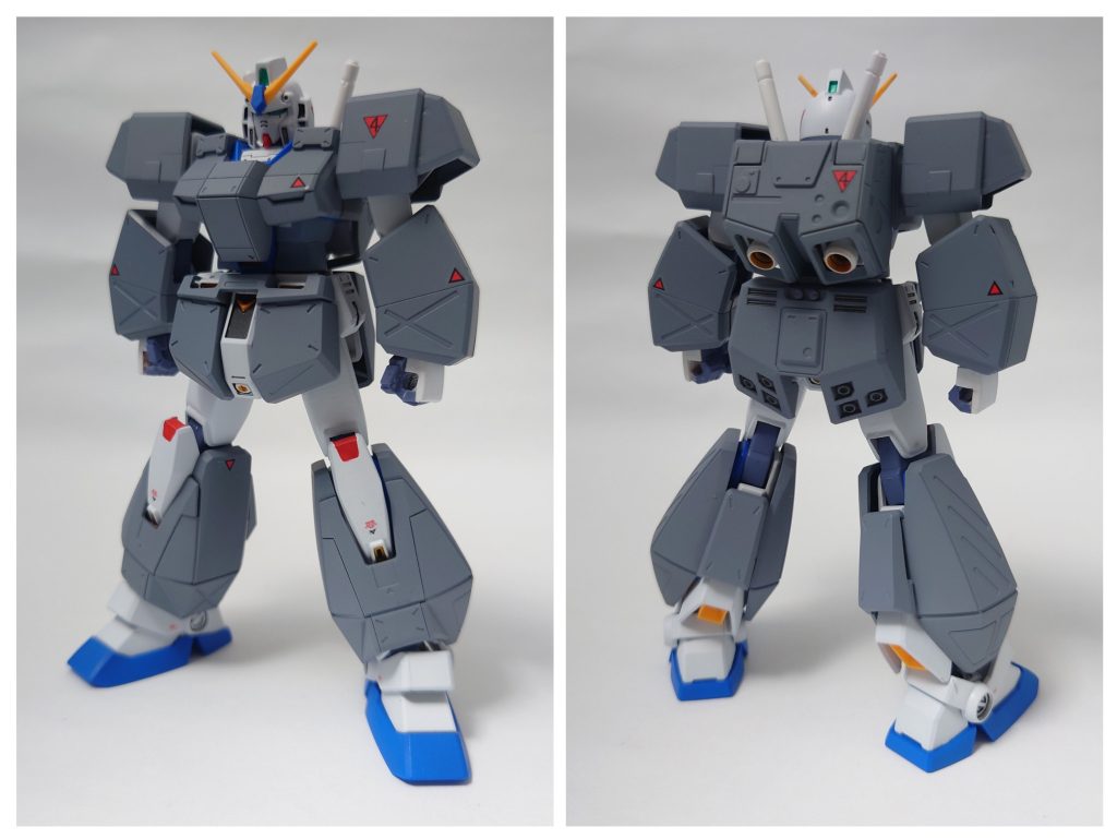 チョバムアーマー装備、胴体を改修しているためかなりキツくなりました。塗装ハゲしないかドキドキです。