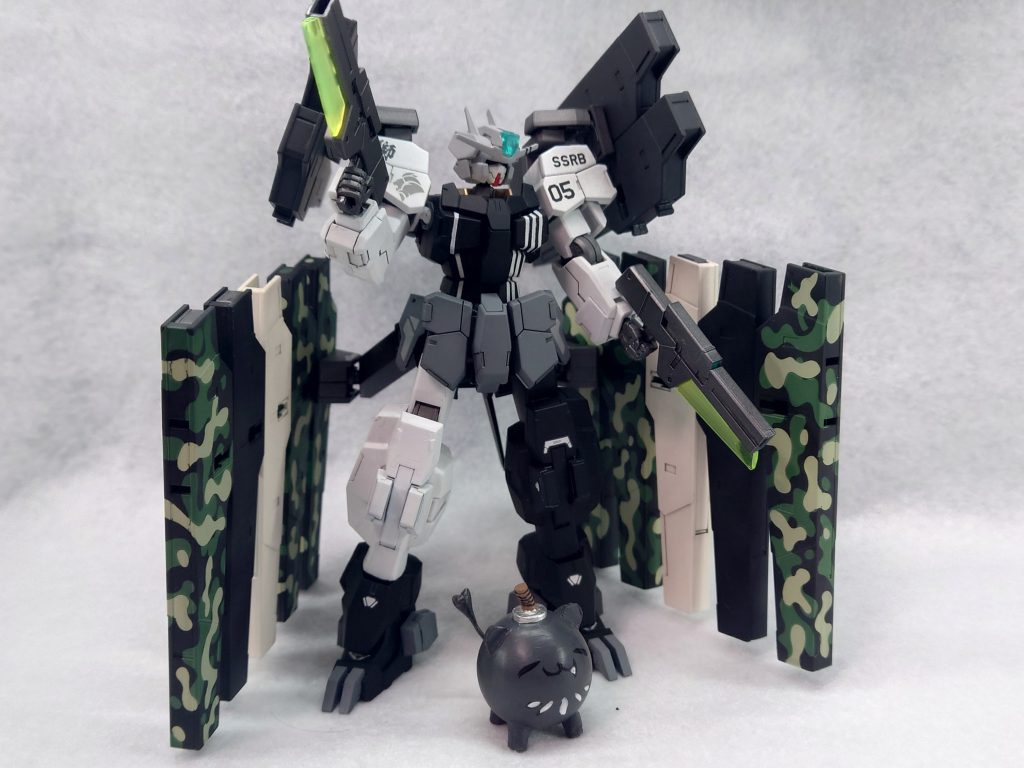 UVレジンで作製したSSRBも一緒に撮影