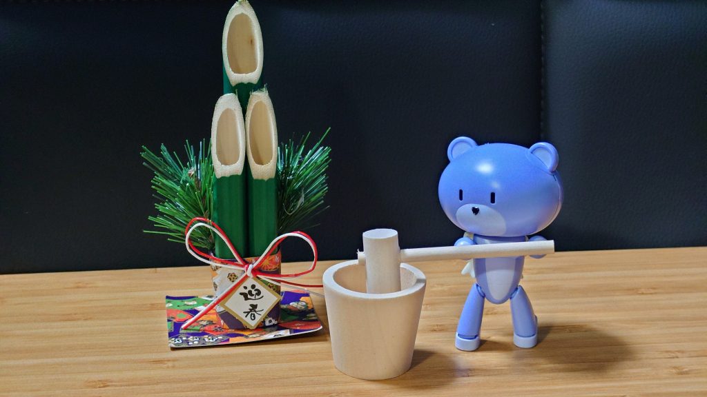 お正月なので餅つきも楽しんだようです！