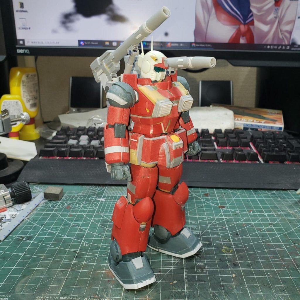 MGガンキャノン　ククルス・ドアンの島版　カイシ・デン機–2枚目/制作者：筆塗りの：こんぴ