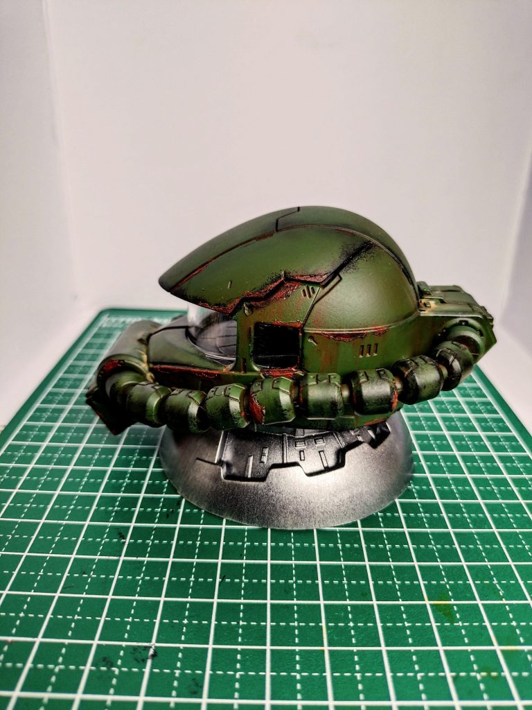 ザクヘッド　ウェザリング–2枚目/制作者：poko69