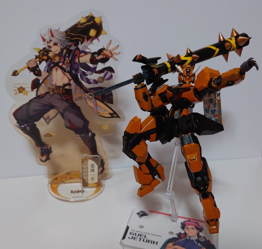 金棒・アラタキ「鬼の狂喜乱舞!」と叫んで岩元素の連撃を繰り出しそうな武器です。ガーッハッハッハッと笑い飛ばして邪魔なものなんて俺様が吹っ飛ばしてやるってもんだ