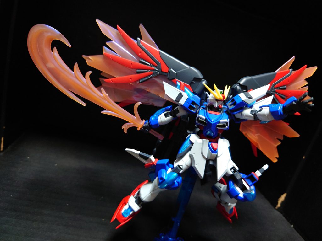 塗装した影響で羽の稼働軸が少し渋くなったのでちょうどよく保持してくれてていい感じ