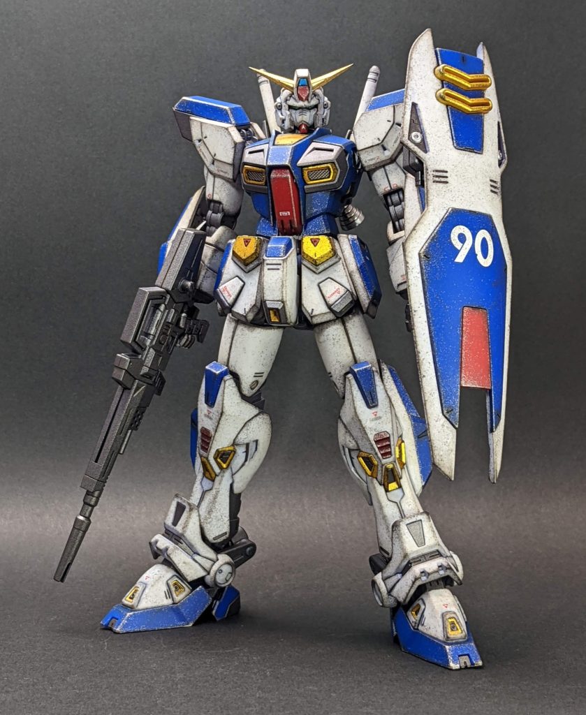 MG F90、スタイリッシュで非常にカッコイイです。オプションパーツもいくつか買ってるのでそのうち着せてあげたいですね。 