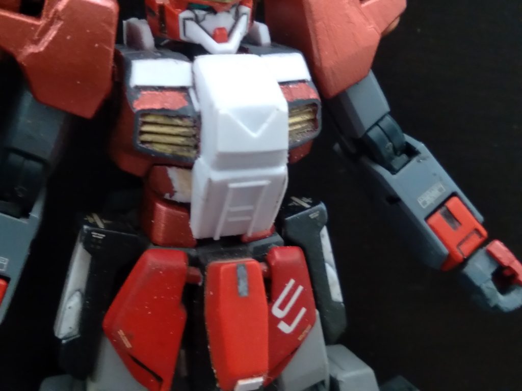 I was working last night on rebuilding the chest on the Gundam Antares. I'm having trouble cutting the pla plate out evenly so I ordered a hobby saw and it will be here Friday!! Hopefully that will help me with my scratch building skills