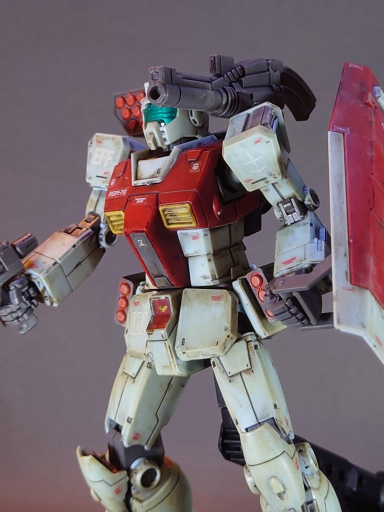 ショルダーキャノン発射。