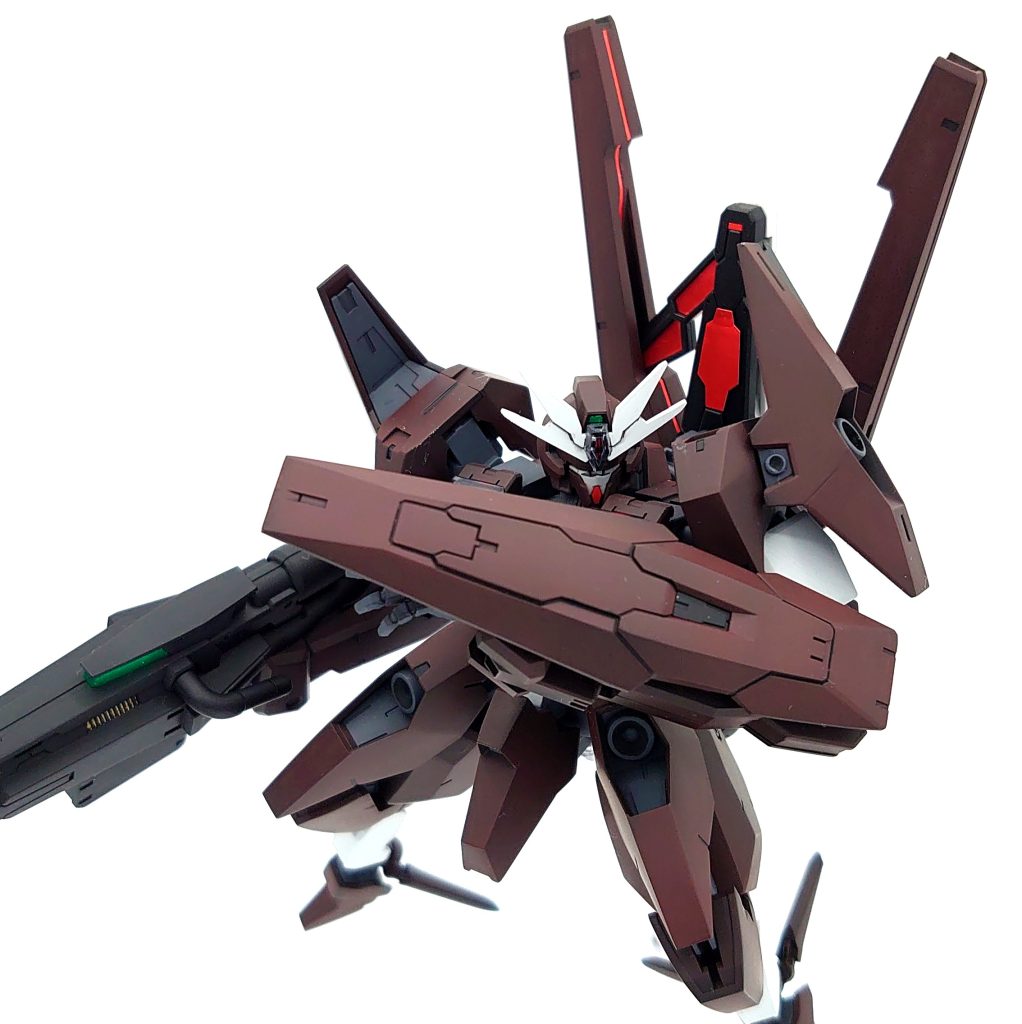 塗装レシピ茶：艦底色白：ホワイトサフグレー：グレーサフ黒：ミッドナイトブルーメタルレッド：付属のシール