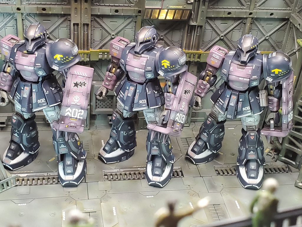 なんちゃってRG…【黒い三連星ザクI】–4枚目/制作者：マ～房