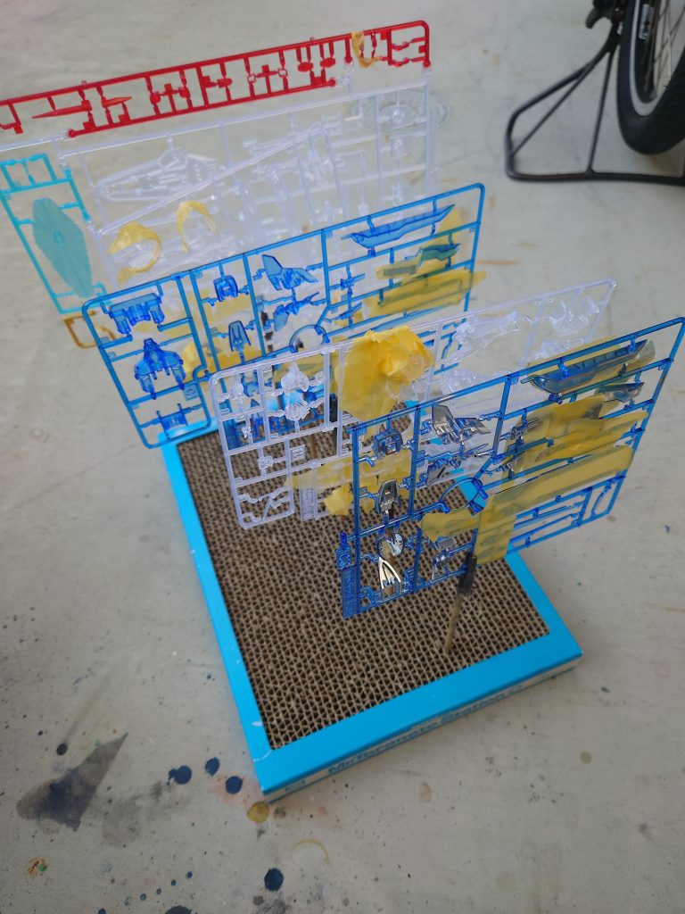 初めてのランナー塗装