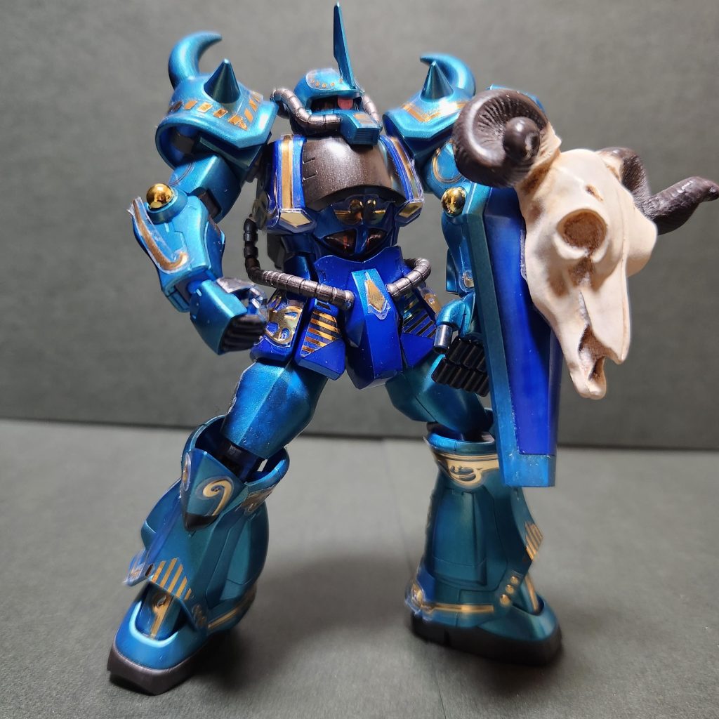 グフ　100均でウォーハンマー　スペースマリーン風–3枚目/制作者：アイアンビリー