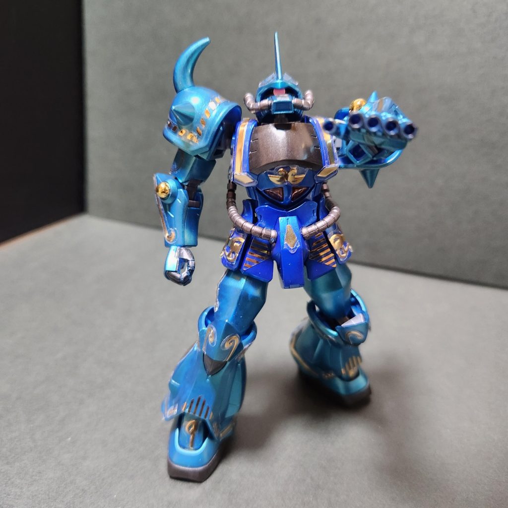 グフ　100均でウォーハンマー　スペースマリーン風–4枚目/制作者：アイアンビリー