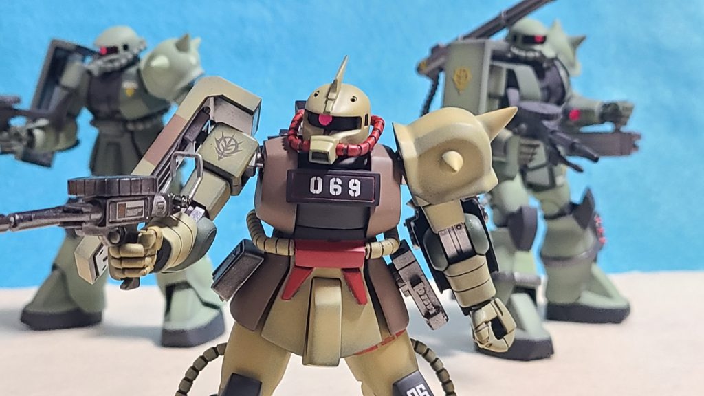 実戦評価試験を行う事で改修内容の評価は概ね良好である事が判明した。この後生産性を含め見直しを行い、後期型の生産が開始された。アフリカ大陸は副次的戦線であった為大規模戦闘は少なかった。しかしこの事がザクデザートタイプの性能の高さを際立たせたとも言えるだろう。そしてジオン独立戦争終結後もこの機体はアップデートを繰り返され、後の時代の戦争にも参加する事となるのである。