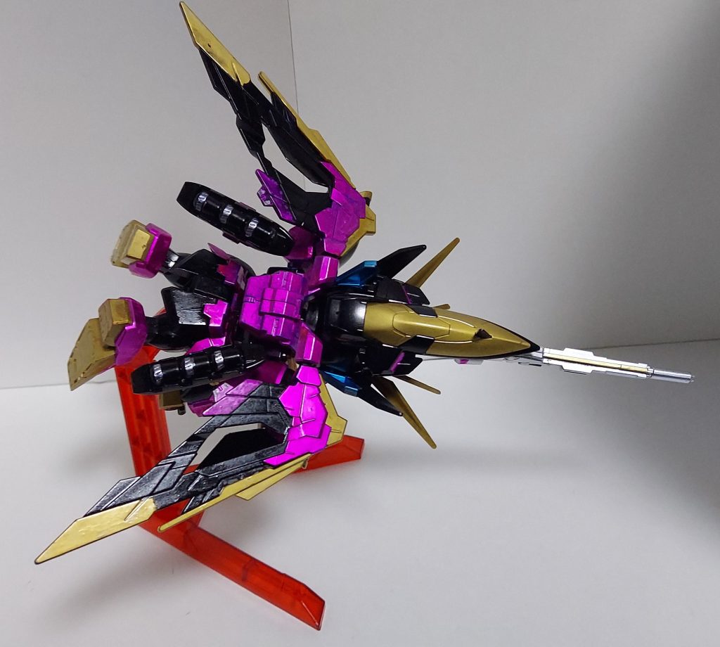 やっぱりバード形態しゅき。頬羽の裏だけ元の色味の青にしたけど…シルバーでよかったかなぁ