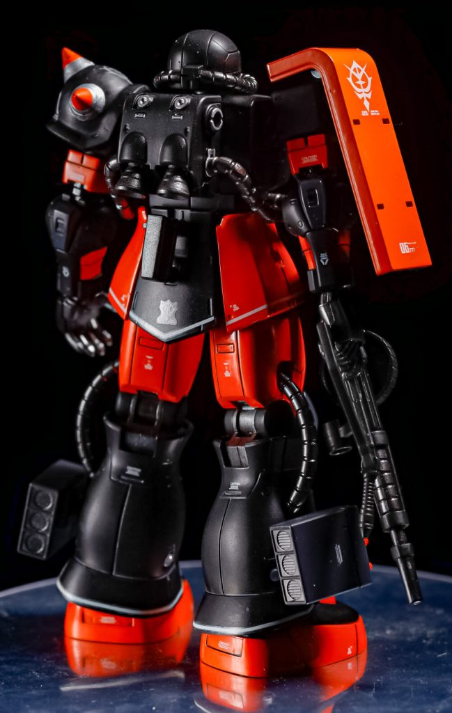 バックショット。実はこれは以前他の誰かが同じカラーリングで作ったものを見て自分もマネしたい！と思ってパクったネタです😅（ごめんなさい）