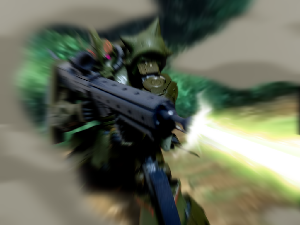 試作型ビームライフル(狙撃型)ゲルググの試作型ビームライフルを改良し射程距離と威力を向上させたイゾルデ機専用装備。出力を調整すれば中距離での戦闘も可能。