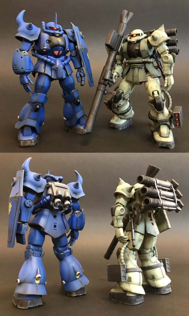 ジオラマ》THE ORIGIN「ランバ・ラル特攻！」｜RaMuShizuさんのガンプラ作品｜GUNSTA（ガンスタ）