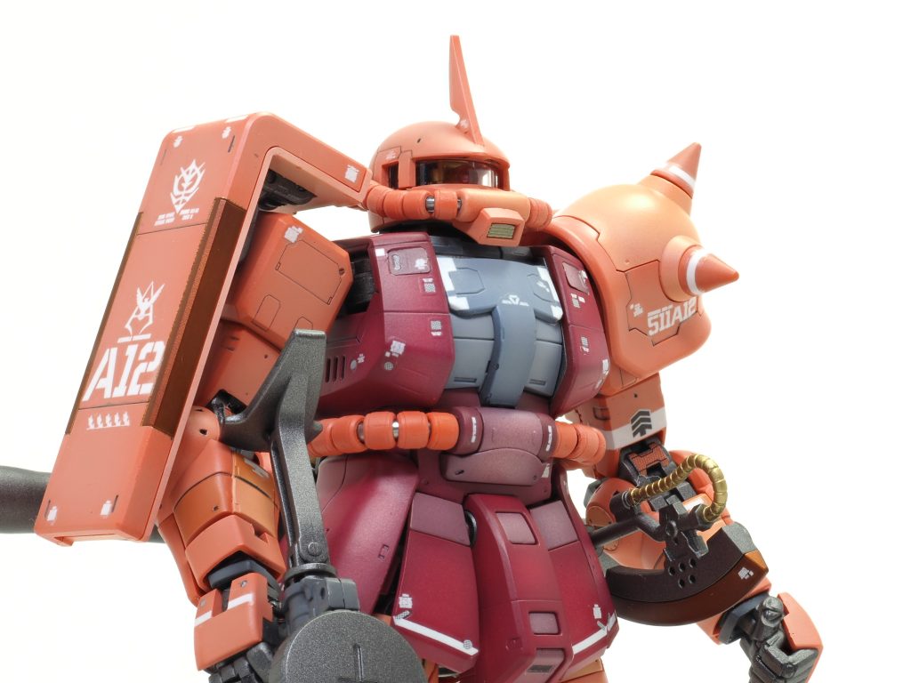 あずき系も２種類使用しました。その１下地 ウォーカーレッドにシャアレッドその２下地ウォーカーレッドに　ほむらあずき