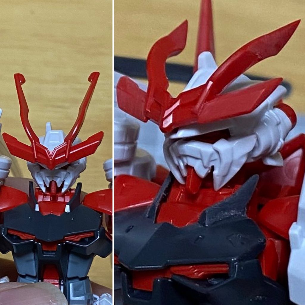 アンテ⋯角の長さと顎が好みの形状じゃなかったので変更しました。角は長かった( ̄▽ ̄;)