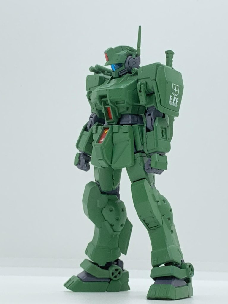 本体の説明ですが、ハンドパーツは三角屋さんのものを使用しました！ライフル持ち手はキットのものと三角屋さんのものを掛け合わせて使用しています。