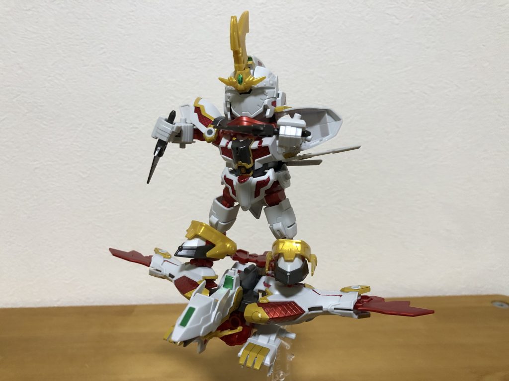 八鳥に乗って。