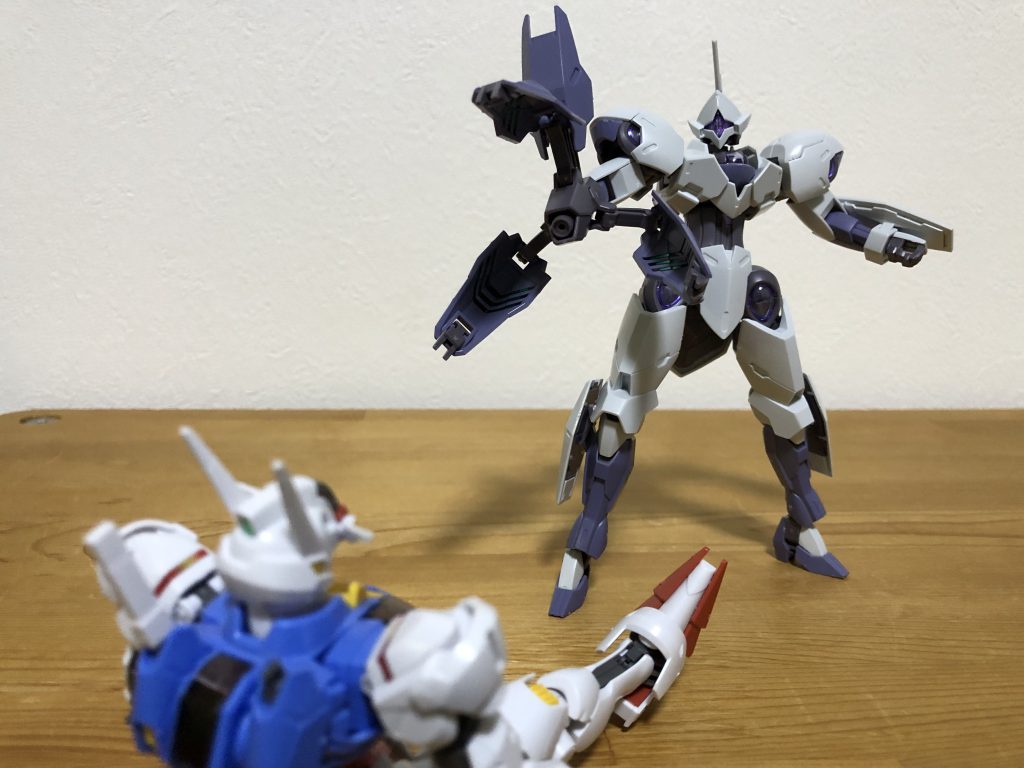 エアリアルを追い詰めるミカエリス。※なおこの後