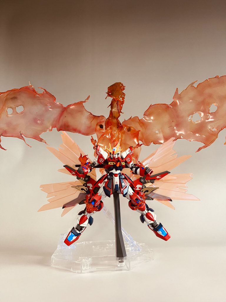 超必殺発動!いや、秘奥義と呼ばせて頂く!トライバーニングが火の鳥になってた記憶があるので火の鳥エフェクト作成しました。