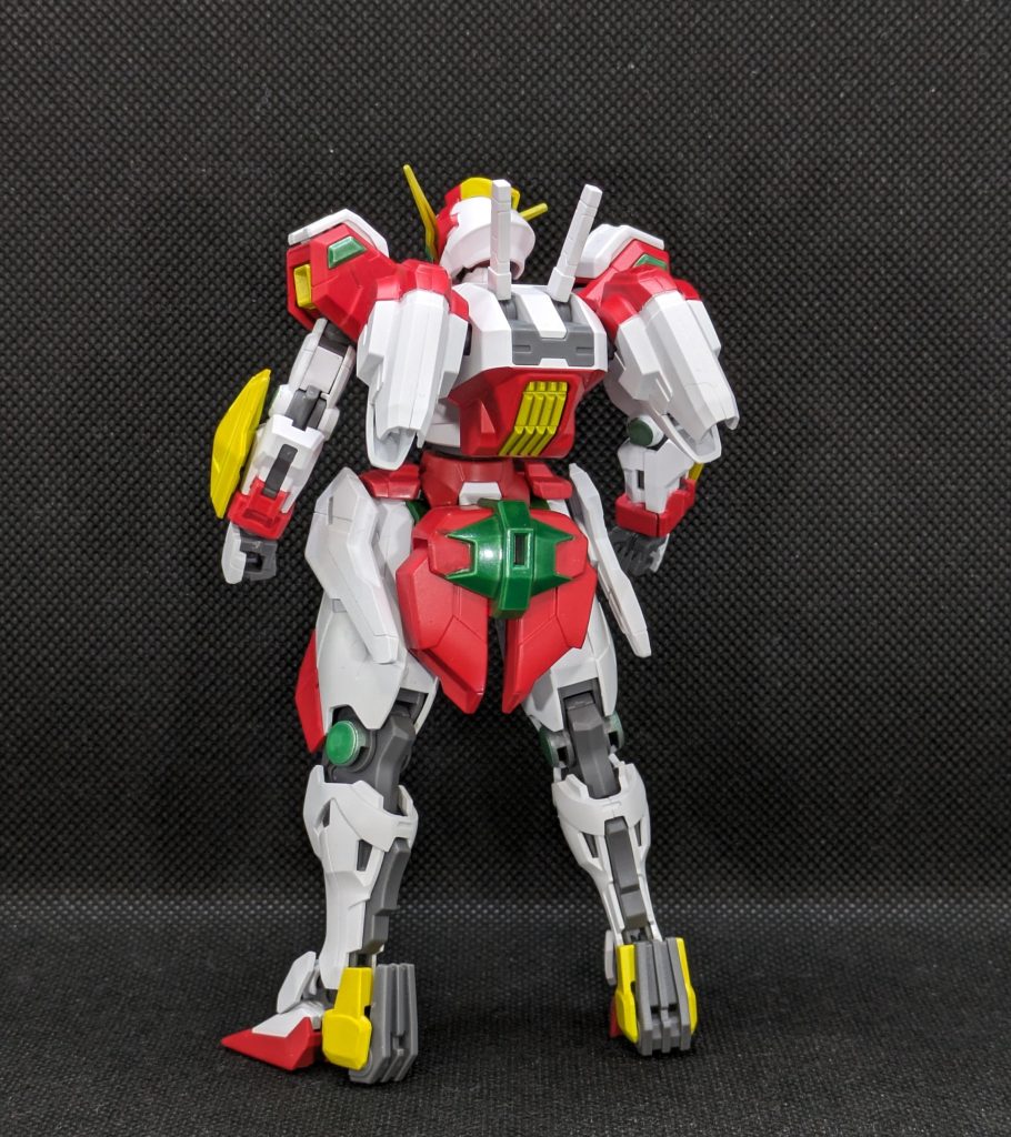 当初は他キットとのミキシングでもっと寄せようかと思ったんですが、もういいやキャリバーンだけで再現だ！ということに。あ、ロッドライフルのジョイント部分は潰して埋めました(笑)※角度的に見えてませんが