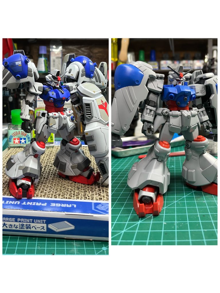 ぱちくみと比べて腰の幅から見て頂けると違和感なくスタイリッシュに仕上げられた事と思います。大満足です😊