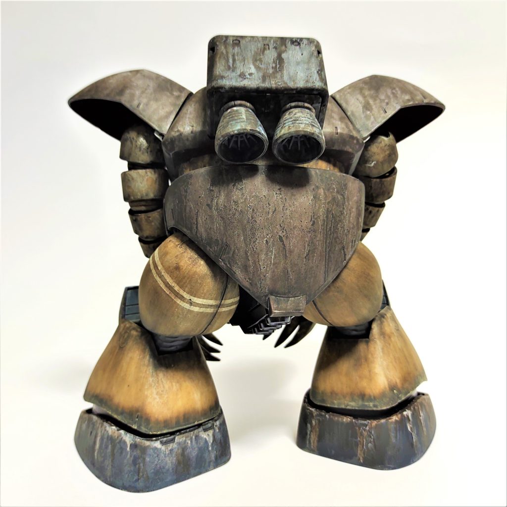 オレンジで錆びを入れるともっとリアルになったかもしれません　これ以上は流石にと思い断念