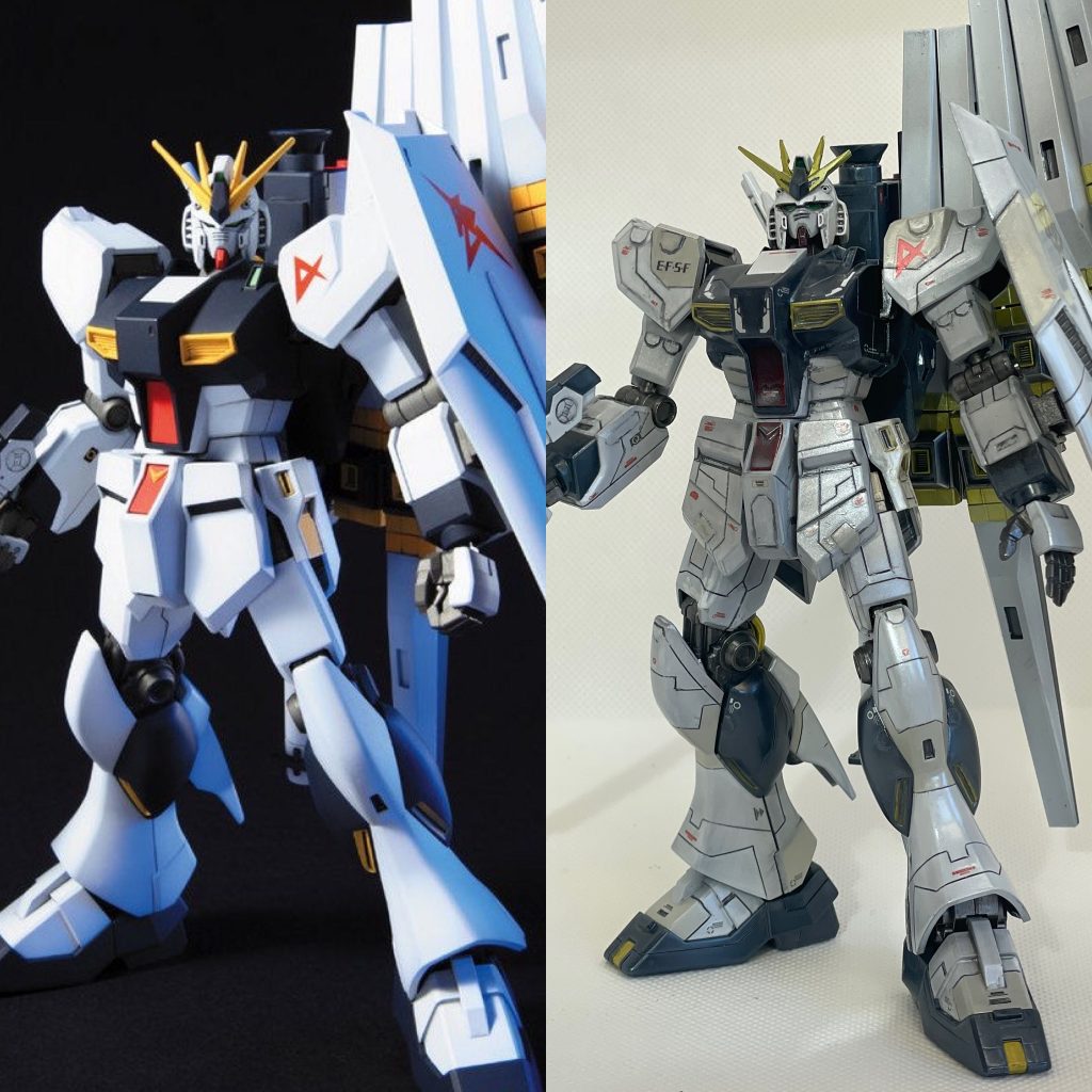 説明書の写真との比較。むやみやたらにディテール追加すれば良いもんじゃないという良い勉強になりました。