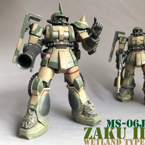 【HGUC】湿地帯戦用ザク・隊長機（旧HGUC）MSV