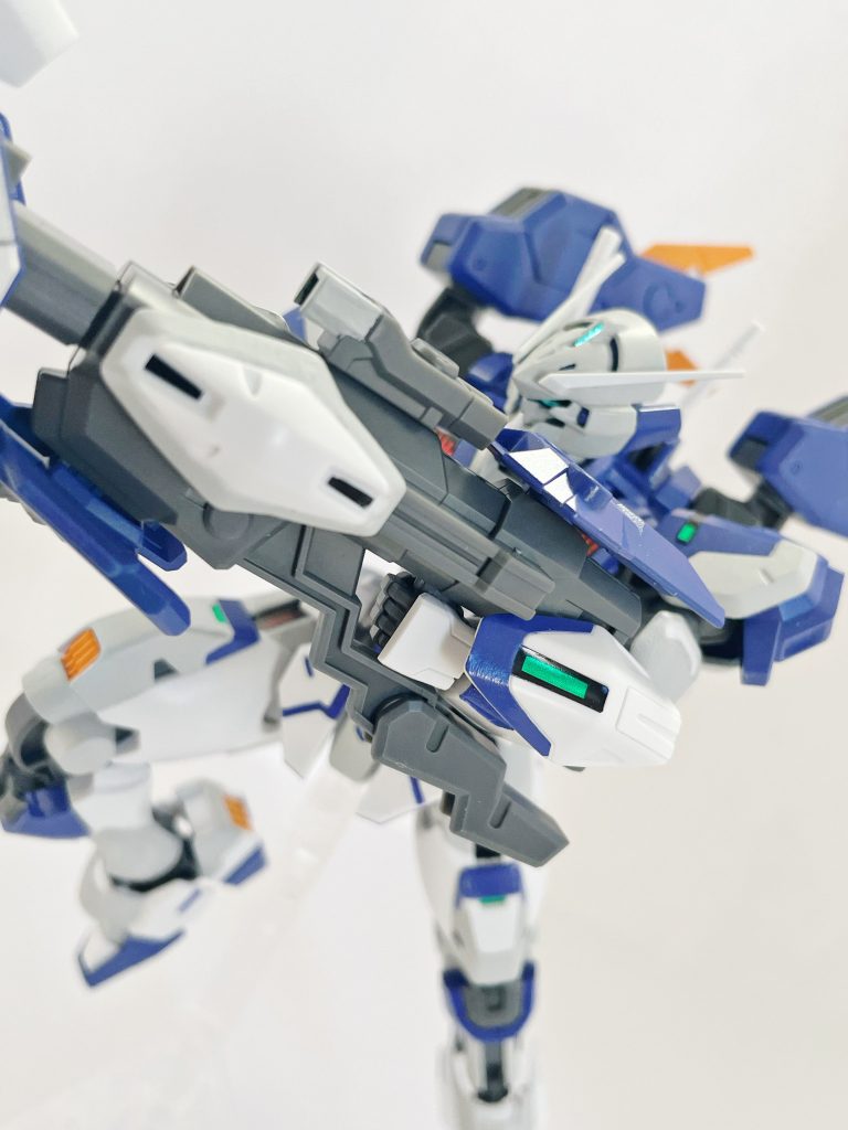 キャリバーンと前後してしまいましたが、エアリアル改修型のカスタム機体です。水星の魔女の機体は、どれも作りやすくていいですね。