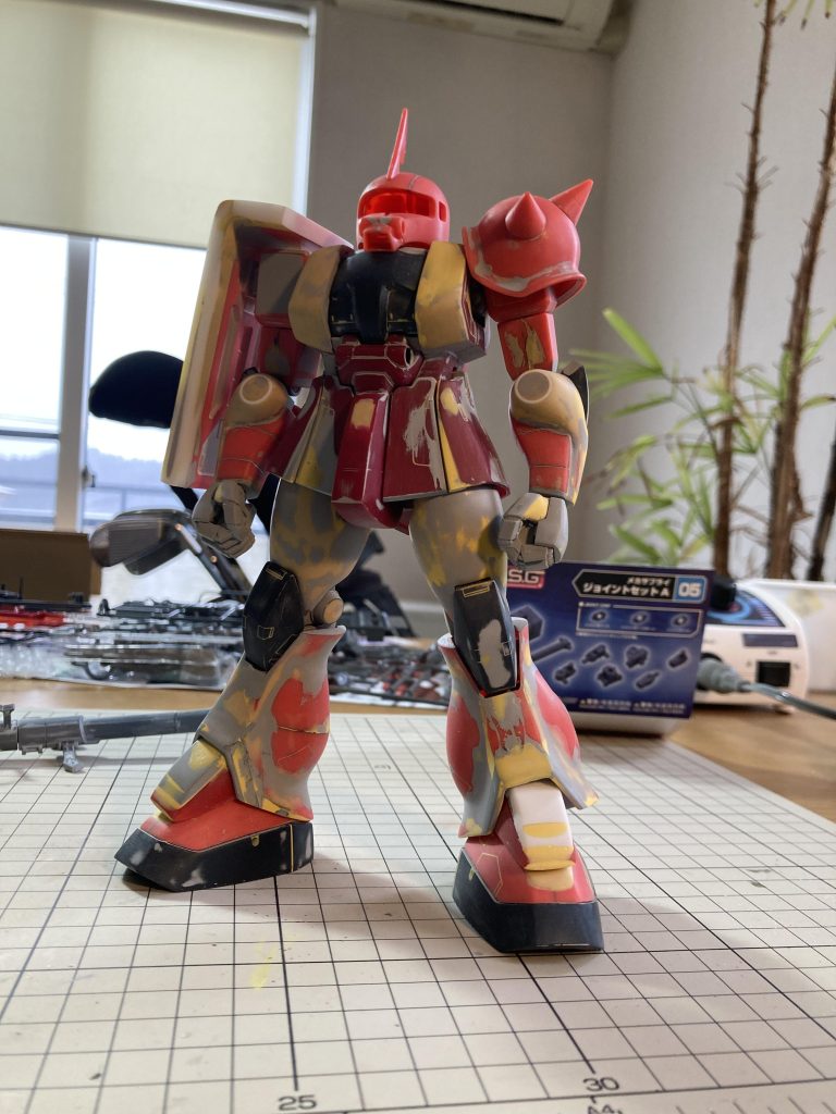 サフ前の状態手が部屋が粉まみれでした。