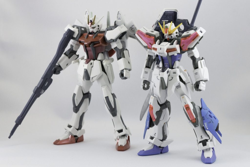 ストライク系なので過去作のストライカーパックを取り付けてみる。まずはグランドスラムストライカー。今の自分の技術でストライクルージュはまた作りたいと思ってます。