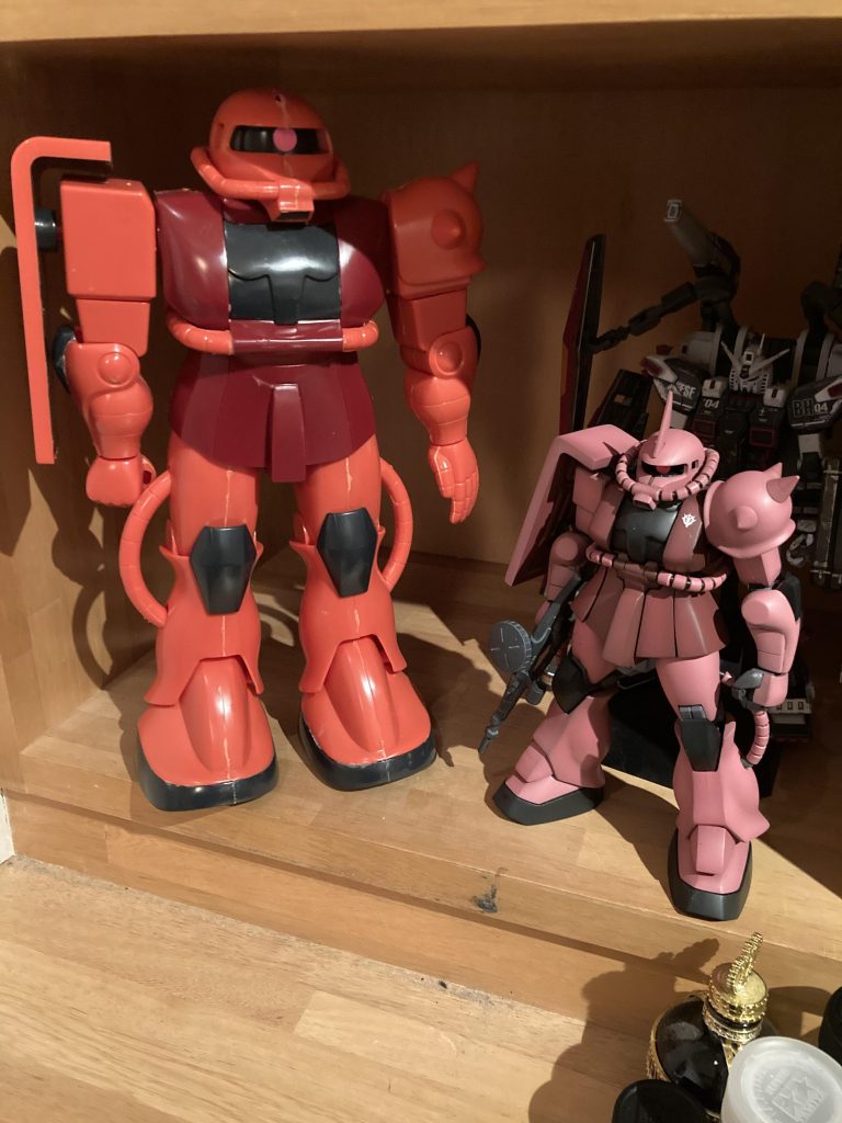 旧キットと並べてハイディテールの作品もいいのですが自分はアニメに寄せたシンプルなキットも大好物です🤤最後までご覧いただきましてありがとうございます。